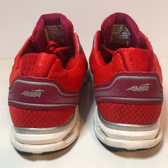 Avia Red Cross Trainers. Red Mesh. Woman’s Size 9. - Picture 4 of 8